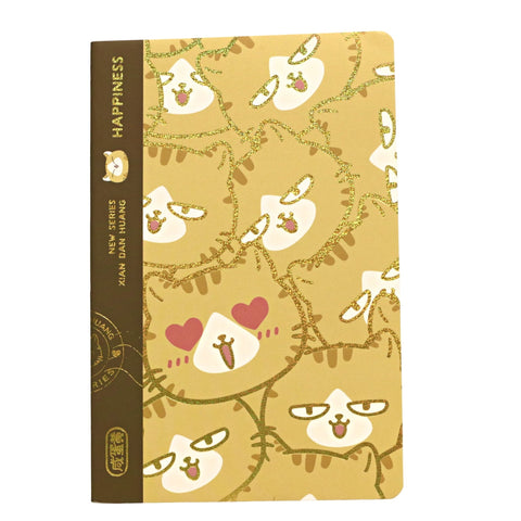 Happy Orange Cat A5 Notebook