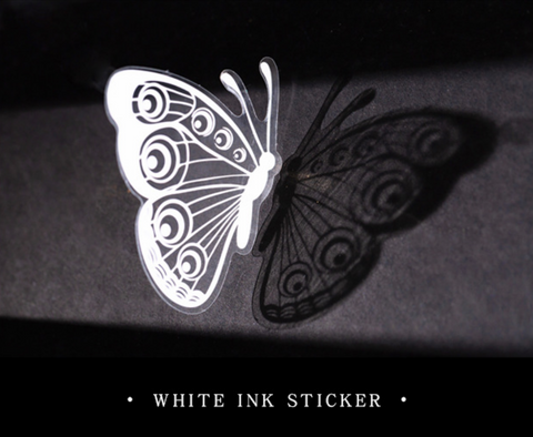 White Ink Sticker