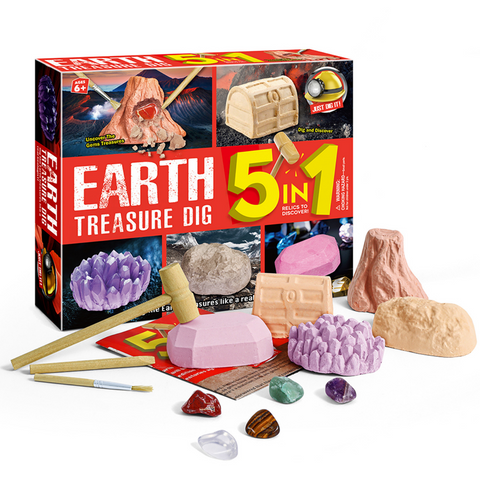 5 in 1 Earth Treasure Dig Kit