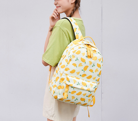 Cute Print Medium Backpack