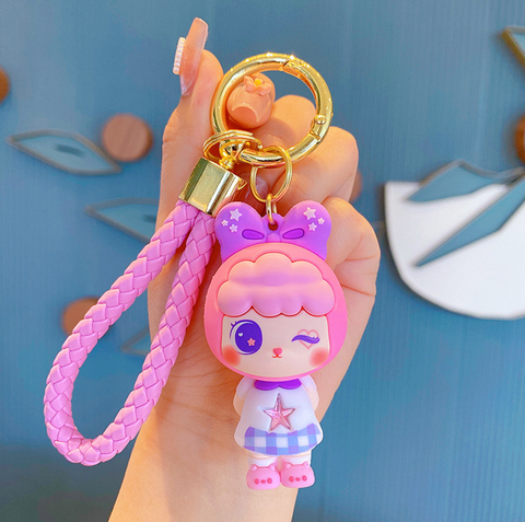 Bear Girl Keychain